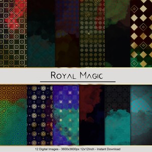 Magic Digital Paper  | Fantasy Papers | Digital Paper Pack | Digital Scrapbook | Fantasy Pattern | Digital Patterns | Printable Paper