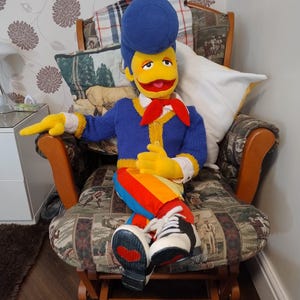 Levensgrote WALLY DARLING onofficiële marionetpop 3 ft lang Welcome Home ARG Handmade Bespoke
