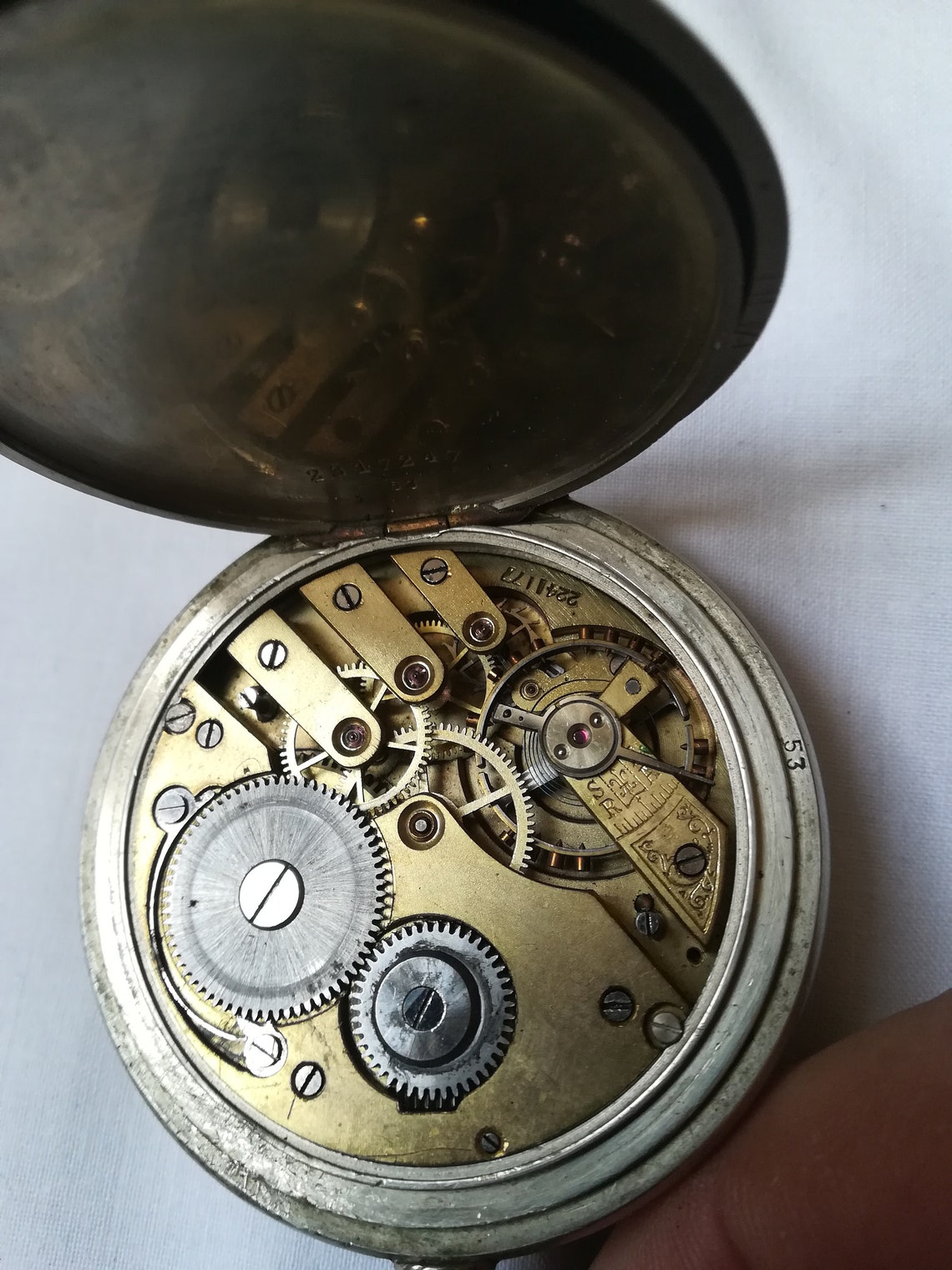 Eterna pocket watch from 1920 s in perfect working condition Etsy