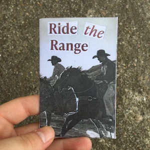ride the range | gay cowboy microfiction minizine | queer, lgbt, gay collage