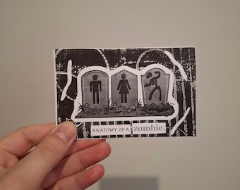 anatomy of a zombie | queer zine, punk zine, perzine