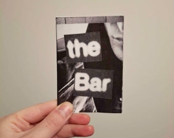 The Bar | queer leather collage minizine