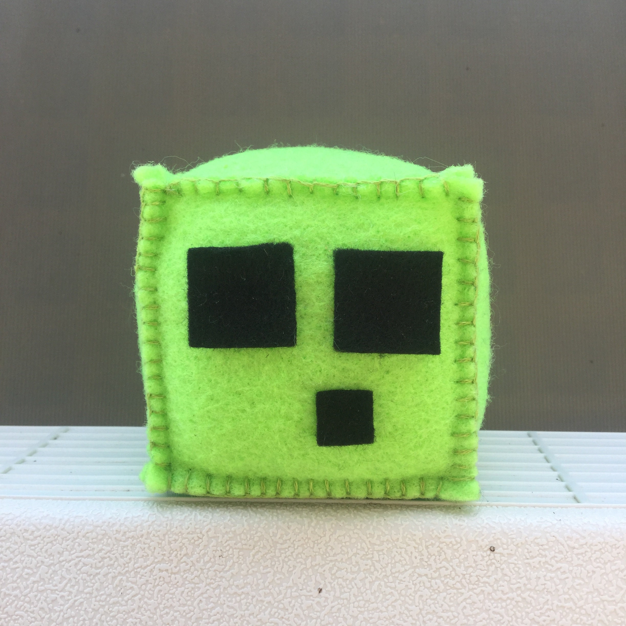 Minecraft Slime Weighted Plushie Etsy