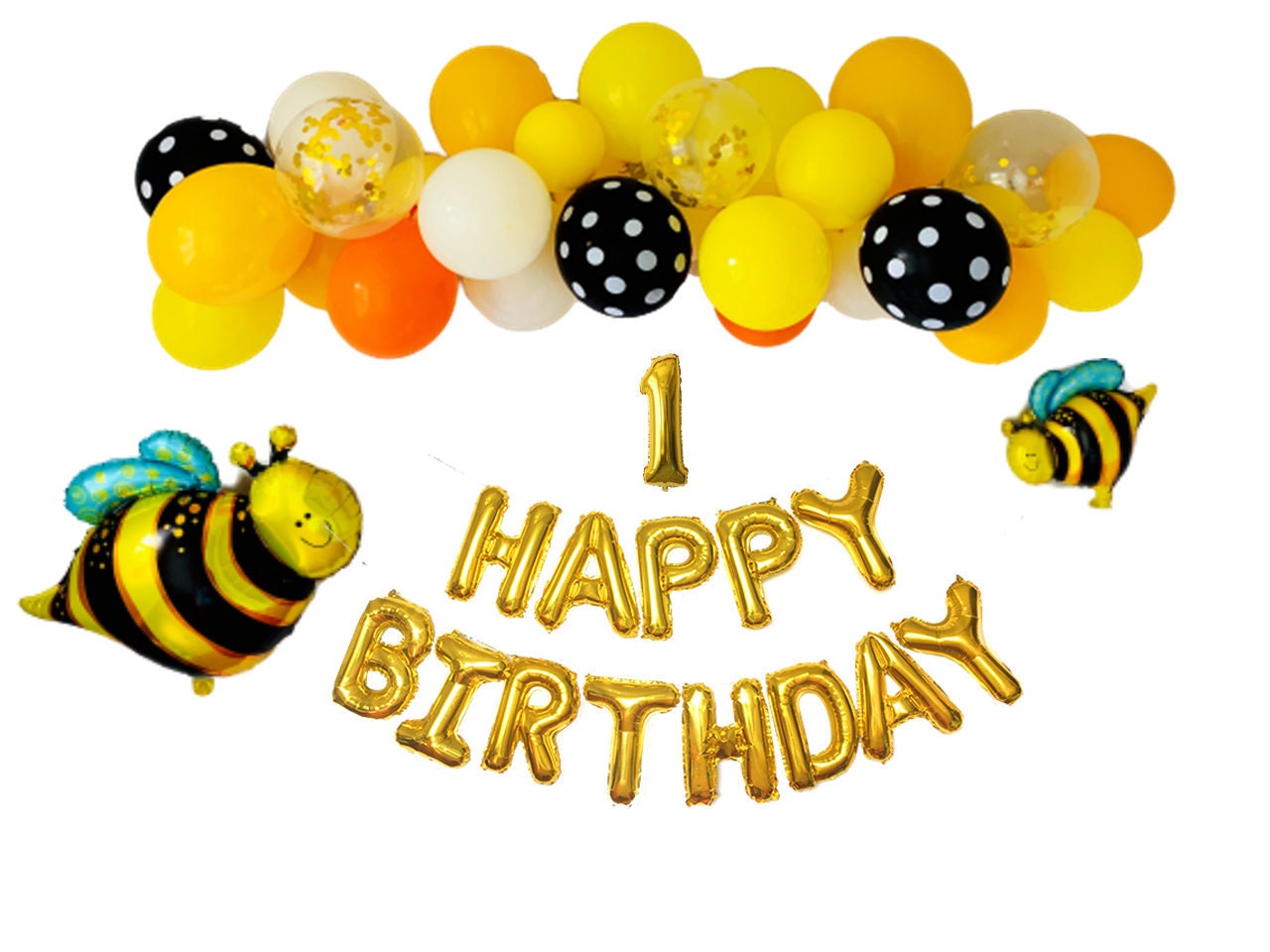 Bumble Bee Balloon Garland Kit Honey Bee Balloon ArchFun To | Etsy