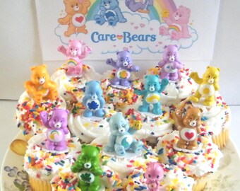 Care Bears Vinyl Sticker Poster Vintage Birthday Party Supplies
