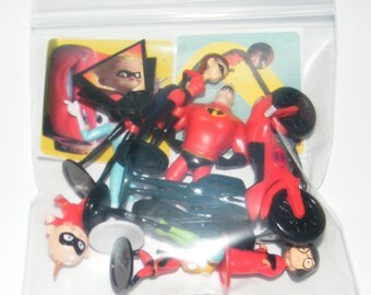 Disney Incredibles Movie Deluxe Cake Toppers Cupcake Decorations