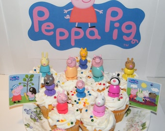 Peppa Pig Figures Etsy
