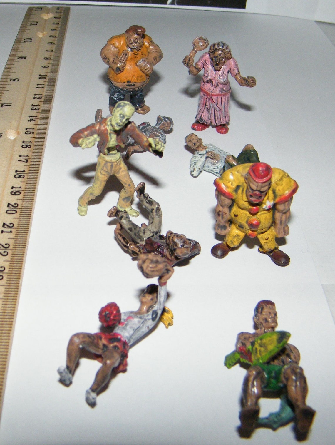 Zombie Apocalypse Deluxe Figure Toy Set of 18 Halloween Party | Etsy