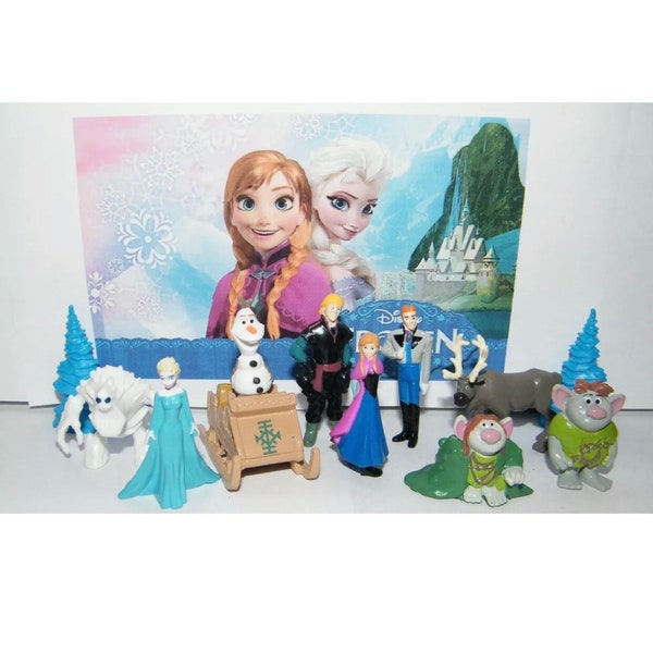 Disney Frozen Party Favor Set of 12 - Elsa, Anna, Etc Plus Bonus Tattoo