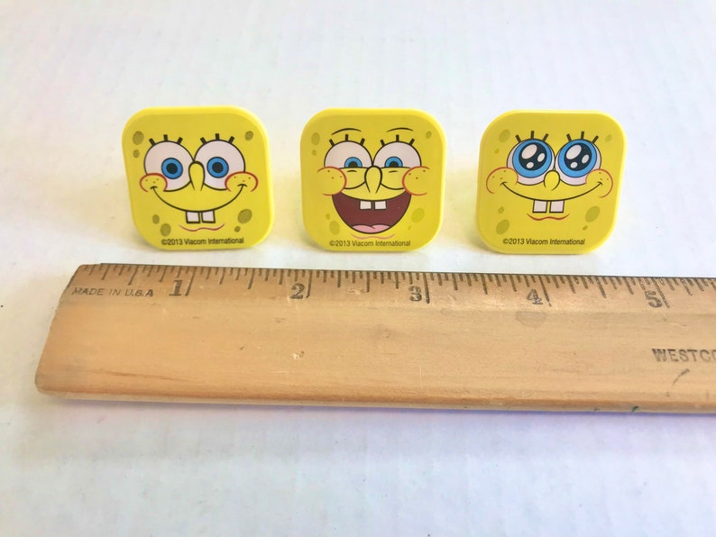 Spongebob Squarepants Party Favors/Collectors Set with 23 Figures, 11 Bracelets, 3 Rings, and 2 Stickers image 7