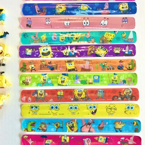 Spongebob Squarepants Party Favors/Collectors Set with 23 Figures, 11 Bracelets, 3 Rings, and 2 Stickers image 3
