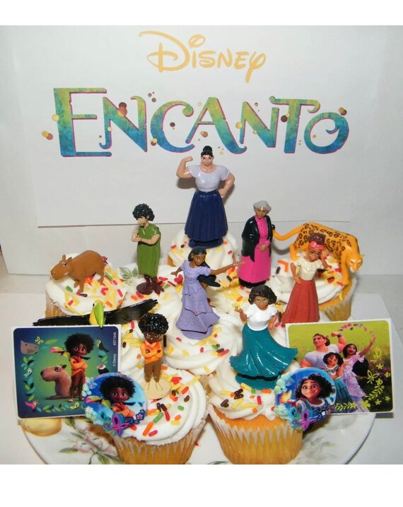 Encanto Lot de 6 décorations d'anniversaire pour gâteaux : : Jeux  et Jouets