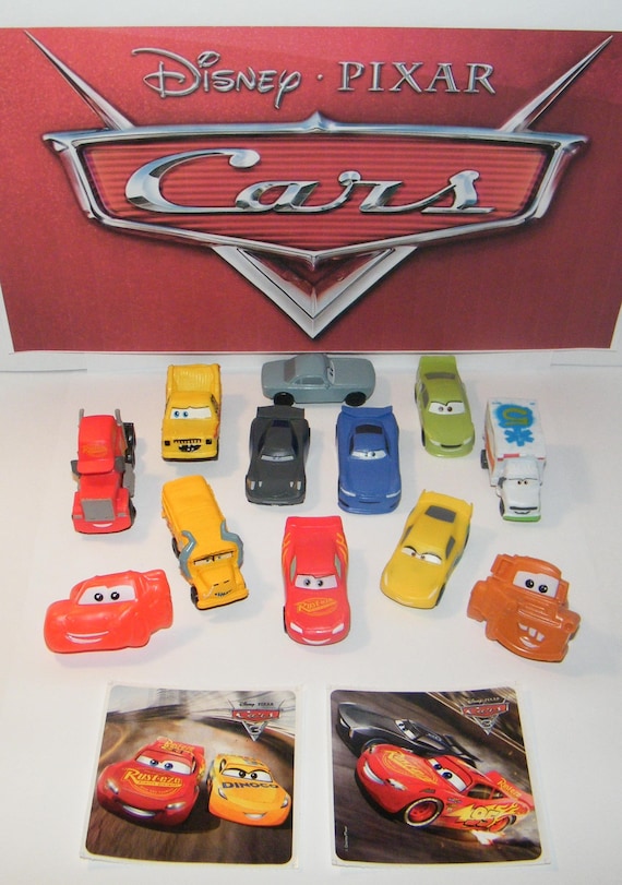 Party Favours Cars 2 Movie Stickers x 12 Cars Birthday Party Lightning  Cars 2 