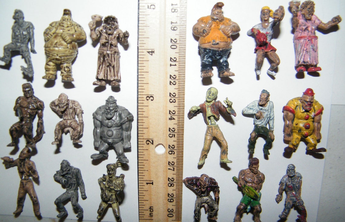 Zombie Apocalypse Deluxe Figure Toy Set of 18 Halloween Party - Etsy