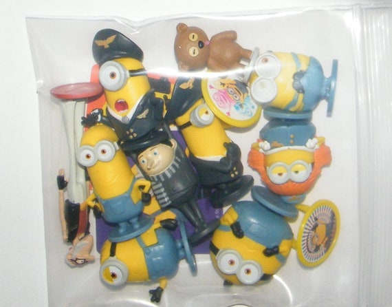 Minions The Rise Of Gru Movie Deluxe Cake Toppers Cupcake Etsy De