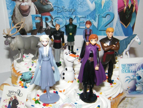 frozen cake topper toys