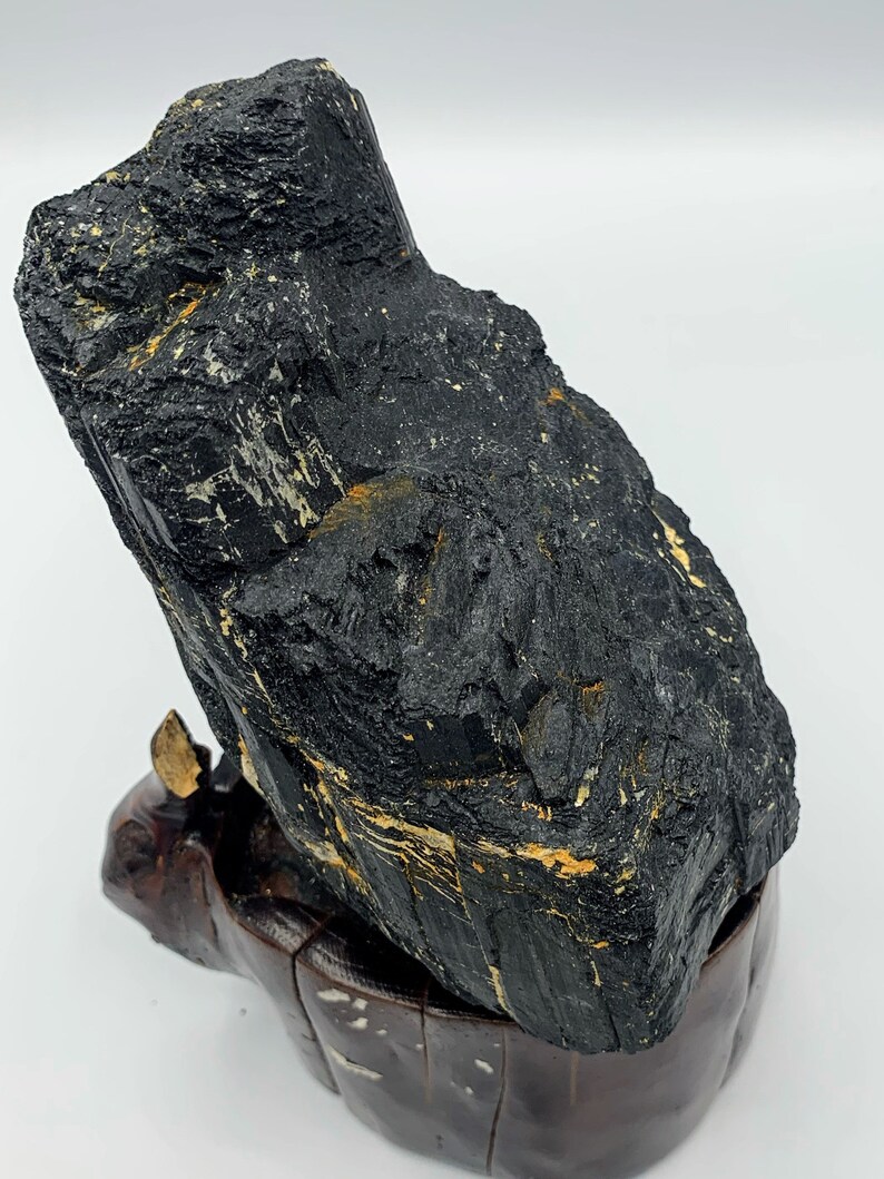 Black TourmalineSchorl with Mica and Feldspar
