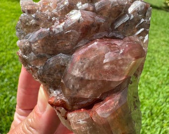 Red Velvet Calcite from Hubei China, Chocolate Calcite Cluster, High End Crystal Collection Specimen, Crystal Gift, Home Decor