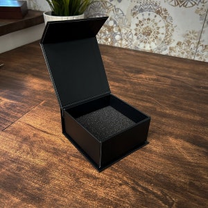 10 Small Matte Black Gift Boxes with Magnetic Closure | Weddings, Favors, Jewelry, Promotional and much more!