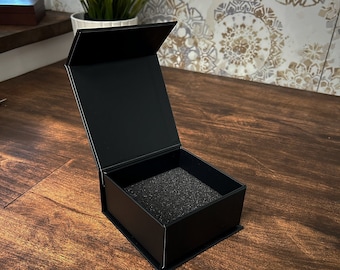 10 Small Matte Black Gift Boxes with Magnetic Closure | Weddings, Favors, Jewelry, Promotional and much more!