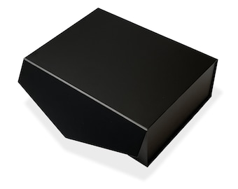 Cohaja Matte Black 12 x 9 x 4 Inch Gift Box with Magnetic Closure