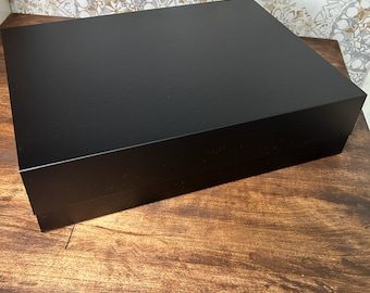 Extra Large Matte Black Gift Box with Magnetic Closure