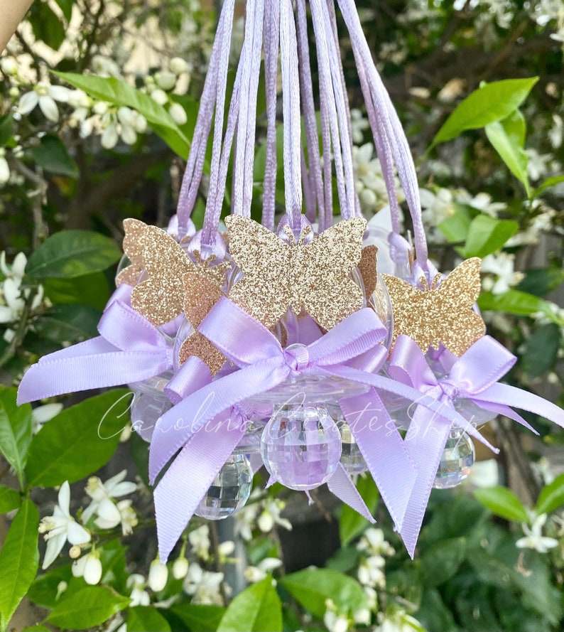 12 Collares De Chupete Azul Para Baby Shower – Juegos, Favores Y Decoración Para Niño