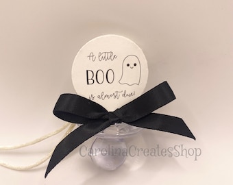 12 Ghost Baby Shower Pacifier Necklace Favors| Baby Shower Games