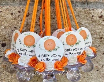 12 Little Cutie Baby Shower Pacifier Favor Necklaces| Baby Shower Games