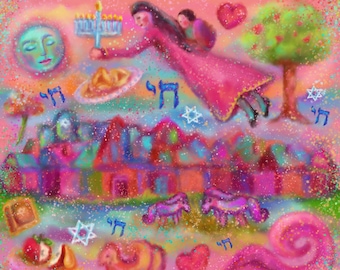 To Life original art giclee print