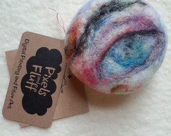 Felted Jasmine Eye Soap