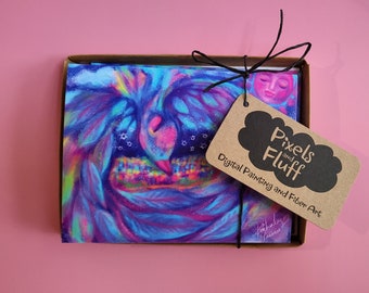 The Ziz Note Cards - 5.5" x 4" Folded - Premium matte