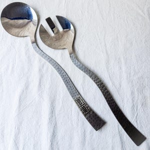 Vintage 1990s Malmo Stainless Steel Salad Servers - Etsy