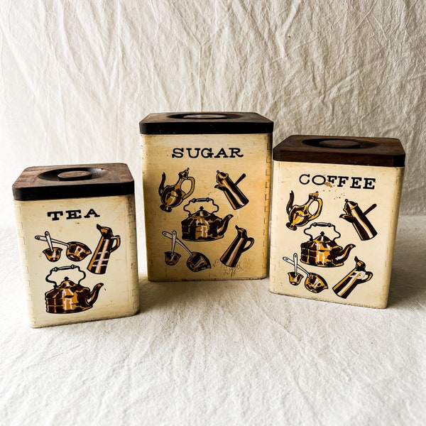 Kitchen Canister Set - Etsy Australia