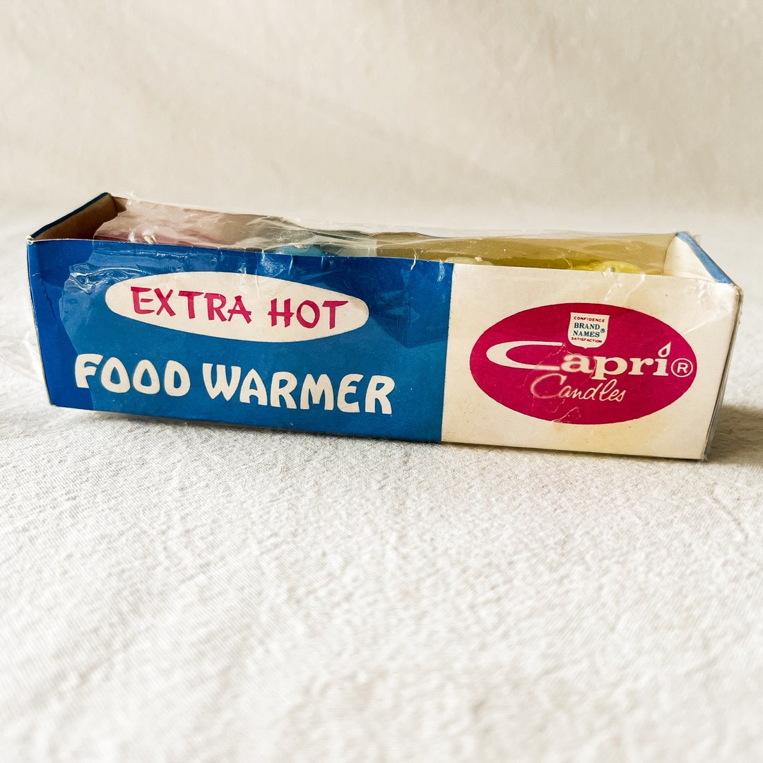 Vintage Capri Food Warmer Candles New Old Stock Etsy