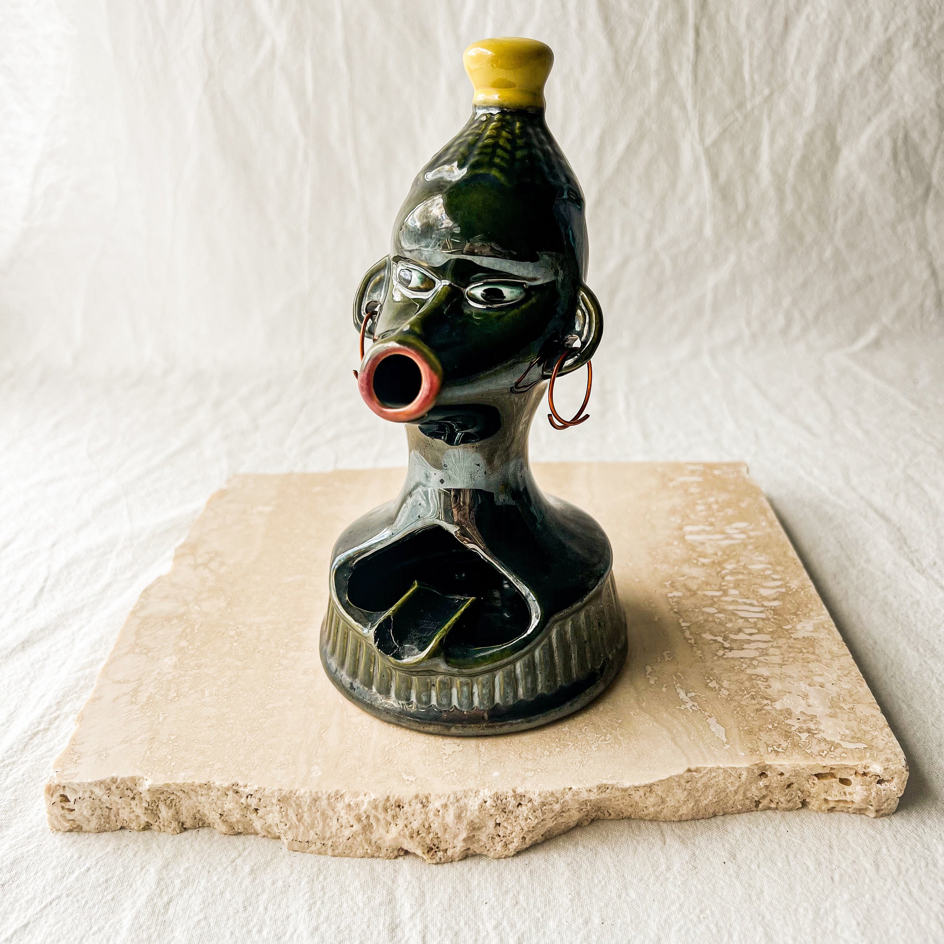 Vintage 1960s Smoking Zulu Barsony Style African Lady Ashtray - Etsy