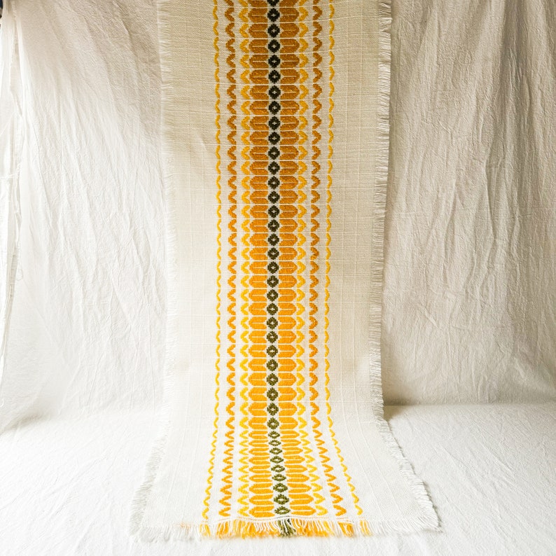 Retro Handmade Table Runner Table Decor Etsy