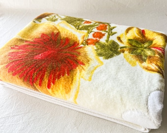 Vintage Italian Fra Mag cotton bath towel