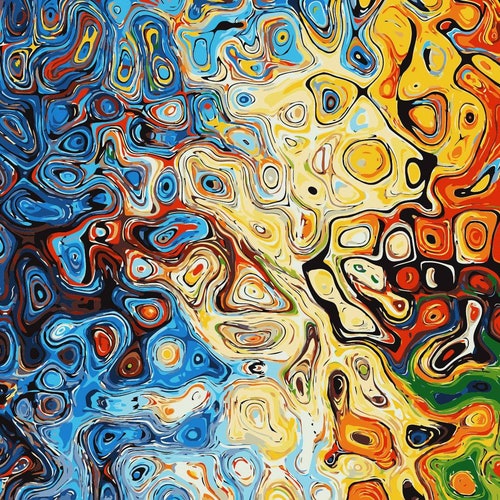 Paint by Number Kit DIY Kit Acrylic Painting Craft Kit Etsy