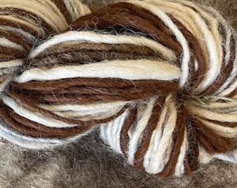 Hand Spun Alpaca Merino Wool Yarn, DK Weight, 110 Yards
