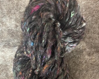 Hand Spun Alpaca Yarn, chunky, 70 yards, 6.8 ounces