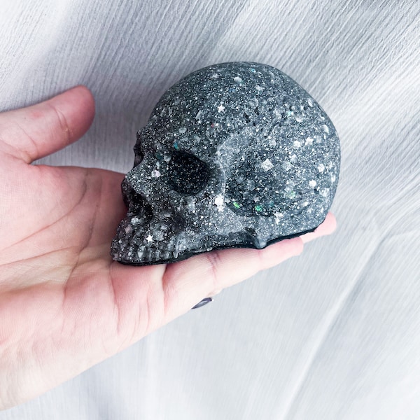 Glitter Rock Skull