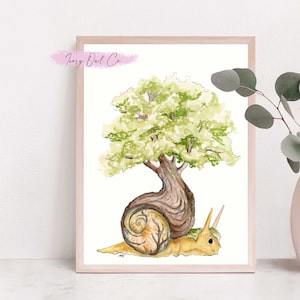 Tree Snail Print