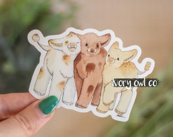 S&#39;mores Cows Sticker