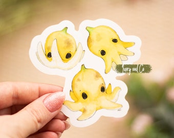 Banana Octopus Sticker
