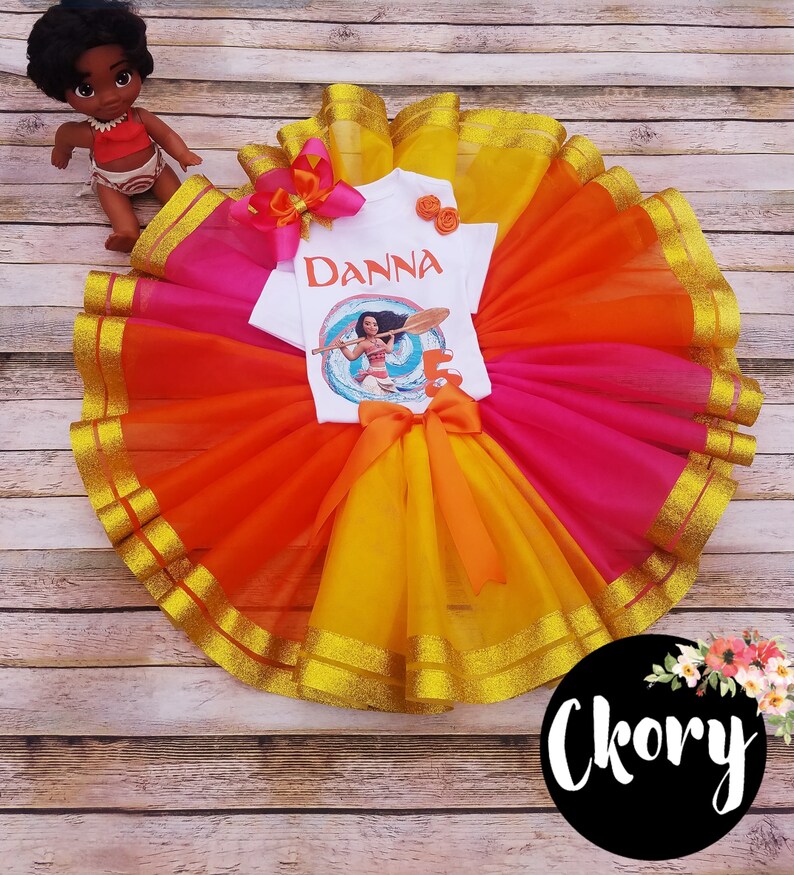 moana tutu set
