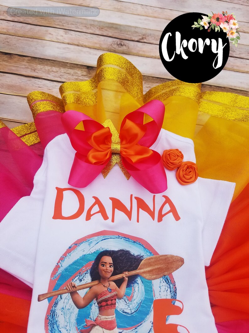 moana tutu set