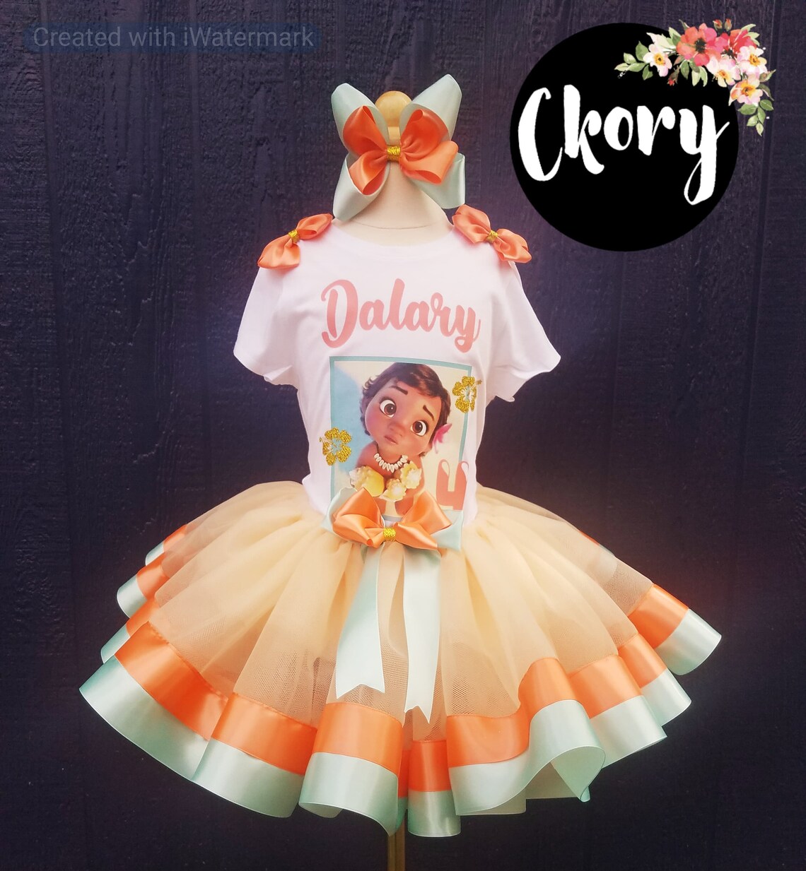 moana tutu set