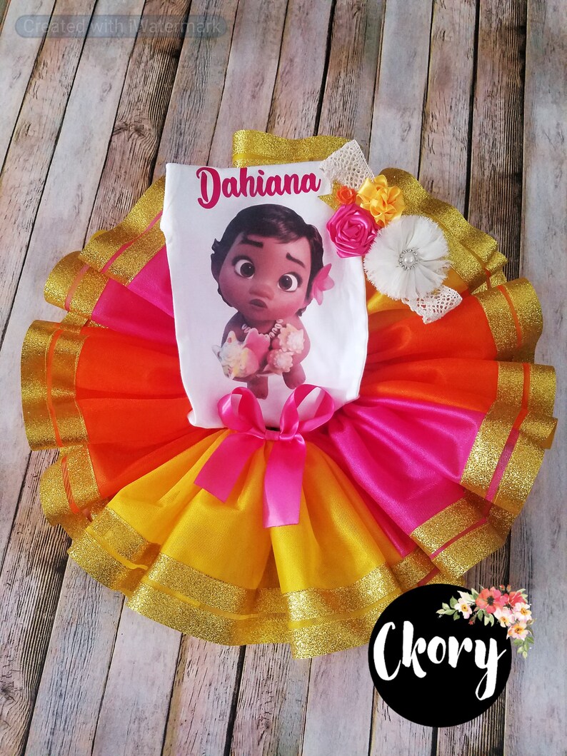 moana tutu set
