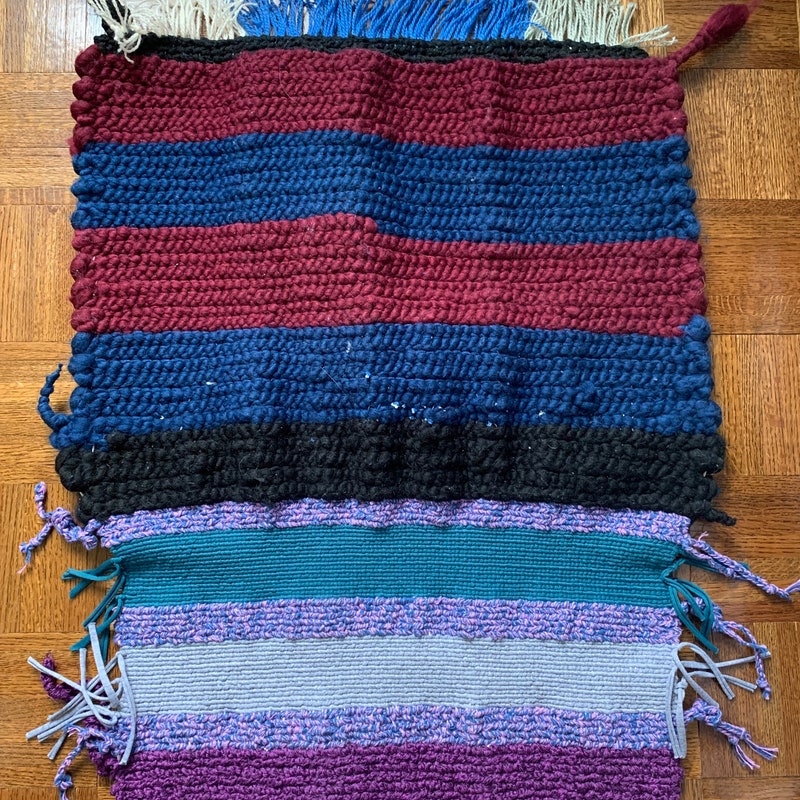 Twined Rag Rugs - Etsy
